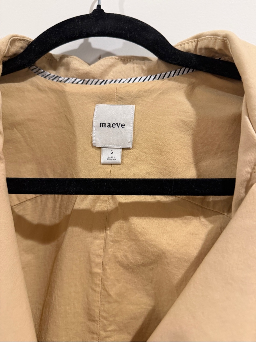 Anthropologie Maeve Double Breasted Cropped Trench - Picture 7 of 7